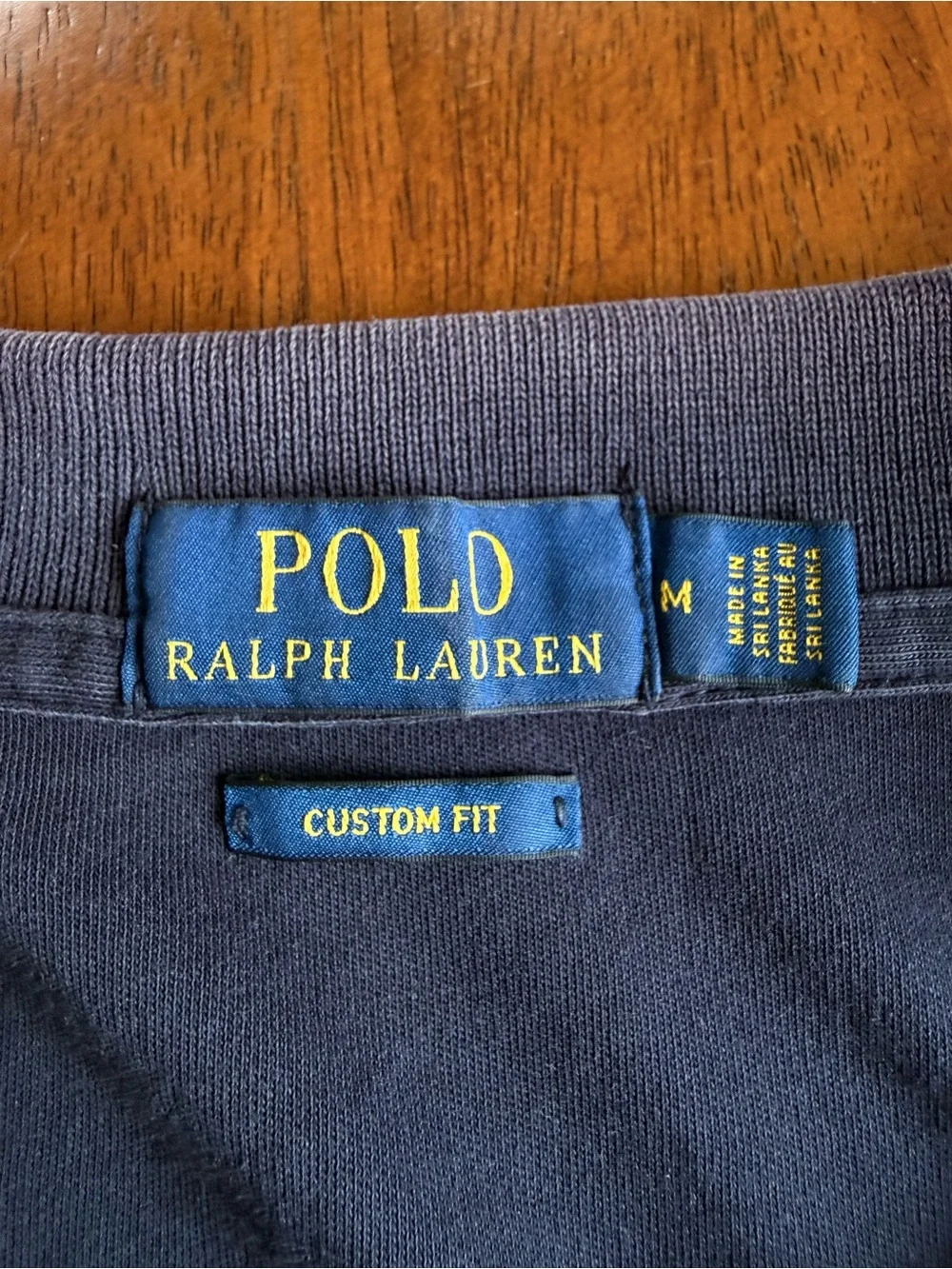 Polo Ralph Lauren Blue Label Men's Purple Polo Shirt Custom Fit Pony Logo Medium